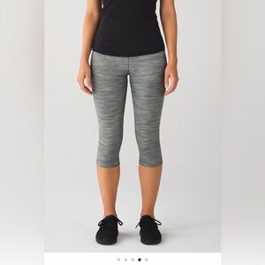 Lululemon Wonder Under Crops Space Dye Size 4